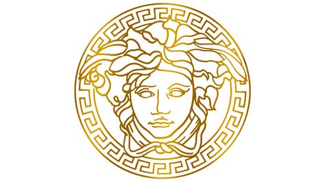 versace logo gold